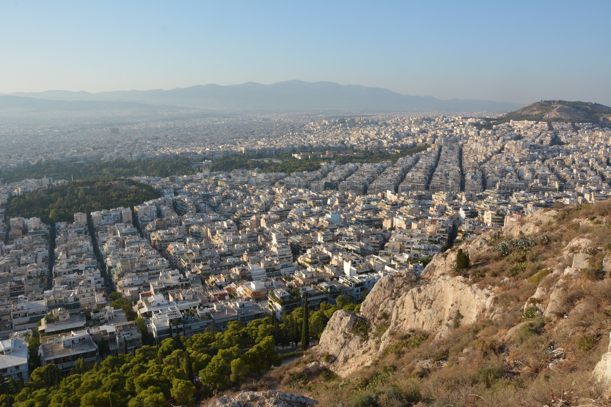Umsteigen in Athen 