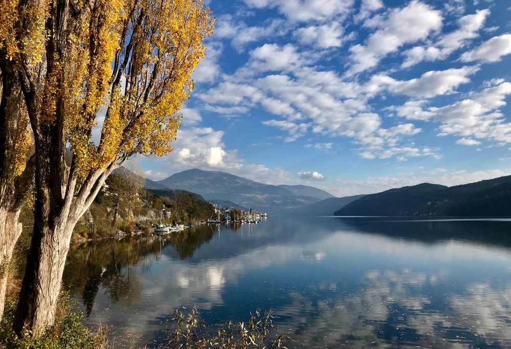 Das war ein wunderbarer Tag bei der Radtour am Millstätter See im Herbsturlaub mit Kindern 