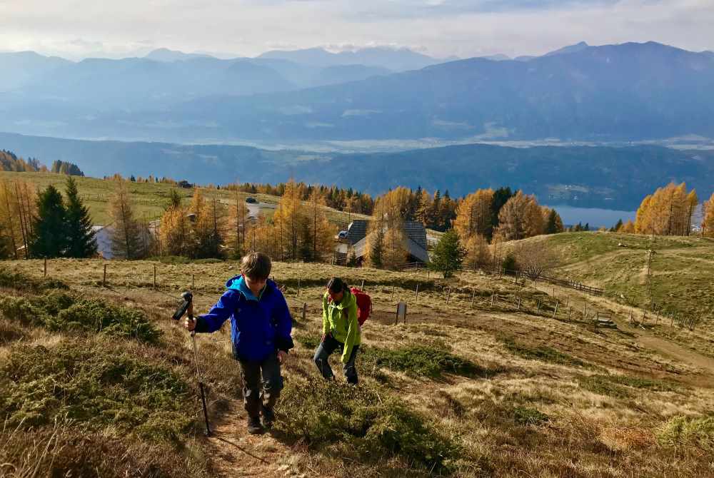 Und das war die Herbstwanderung mit Kindern auf der Millstätter Alm 