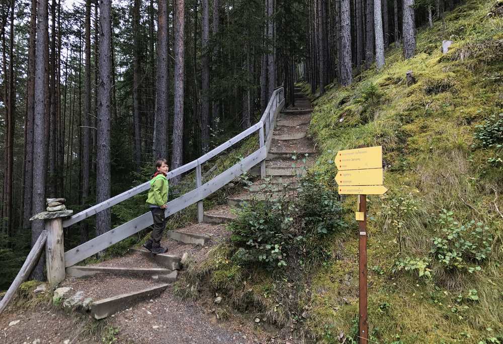 Das ist der During Panorama Wanderweg in Richung Teufelskanzel