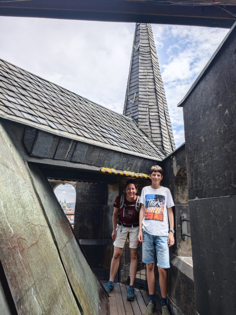 Altstädter Brückenturm Prag mit Kindern