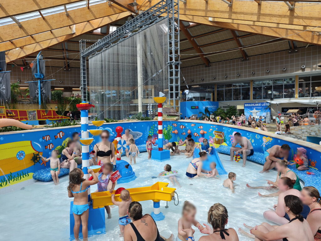 Aquapalace Prag - der Aquapark mit Wasserspielplatz für die kleinsten Besucher