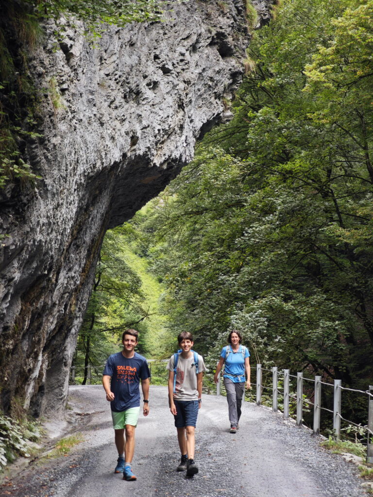 Durch die Taminaschlucht wandern wir zum historischen Bad Pfäfers