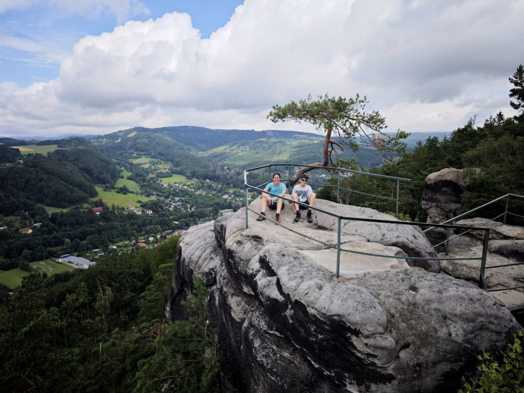 Liberec von oben sehen: Auf dem Aussichtspunkt des Sokol