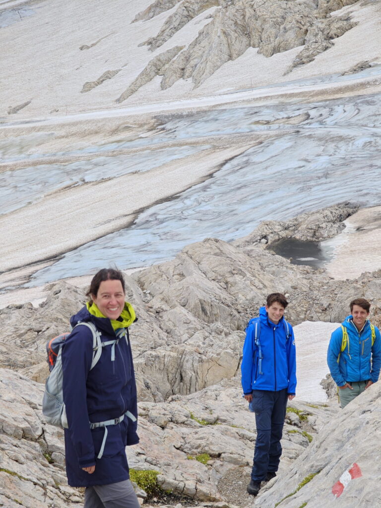 Dachstein mit Kindern