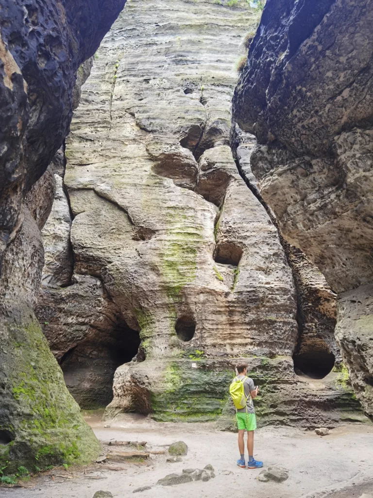 Familienurlaub Tschechien mitten in den Felsen der Tyssaer Wände