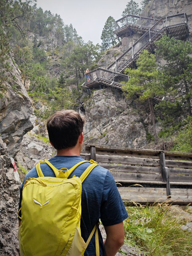 Durch die Zimmerbergklamm in Telfs wandern