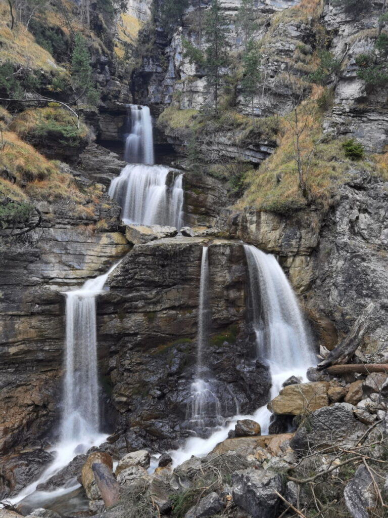 Wasserfälle Deutschland nahe Garmisch-Partenkirchen: Die Kuhflucht Wasserfälle