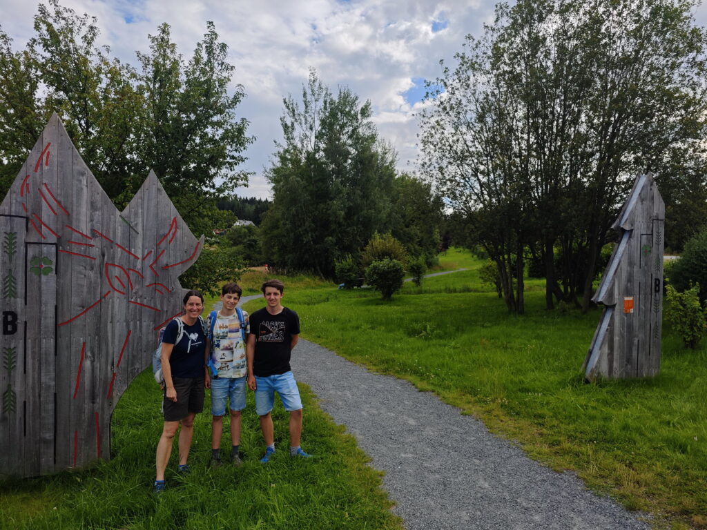 Mountainbiken Erzgebirge mit Kindern - hier am Erlebnisberg Altenberg startet die Blockline Route