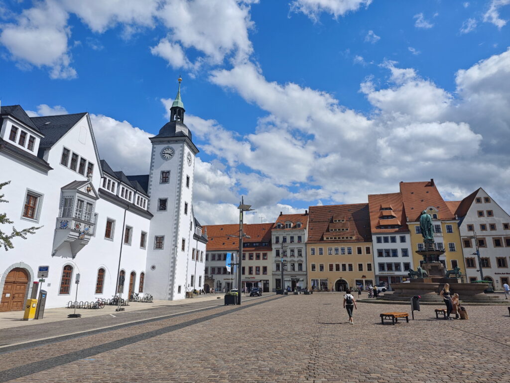 Das Rathaus in Freiberg erkunden - Ausflugsziel Erzgebirge mit Kindern