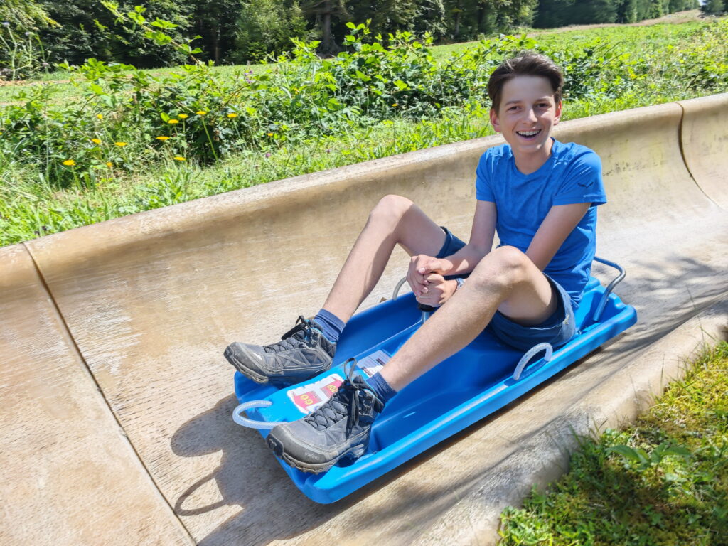 Die Sommerrodelbahn am Silberberg in Bodenmais