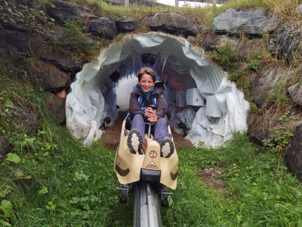 Der Fisser Flitzer - eine ganz besondere Sommerrodelbahn mit Stationen