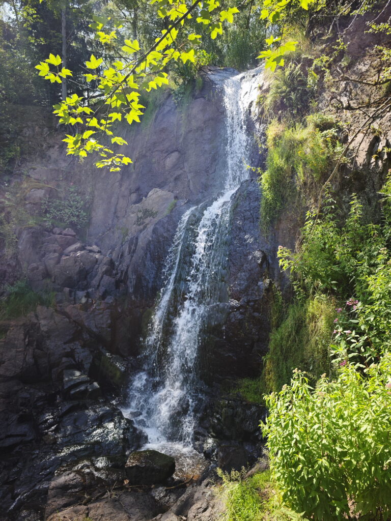 Ausflugsziele Erzgebirge mit Kindern: Der Tiefenbach Wasserfall