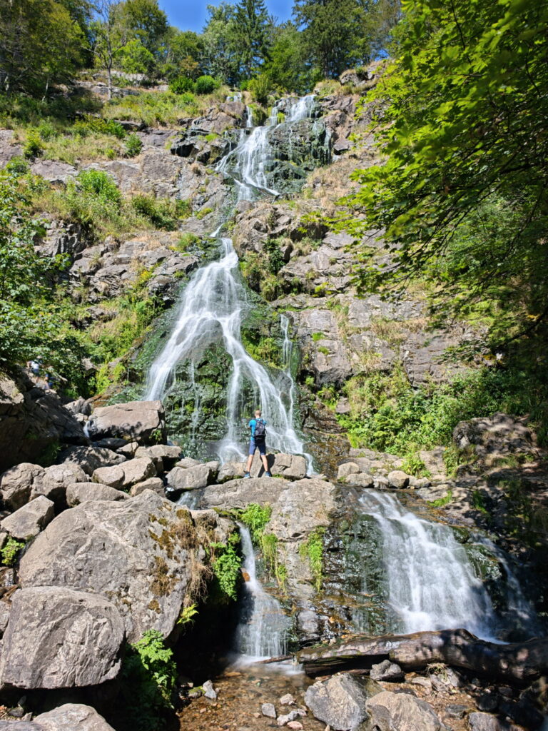 Die untere Stufe der Todtnauer Wasserfälle 